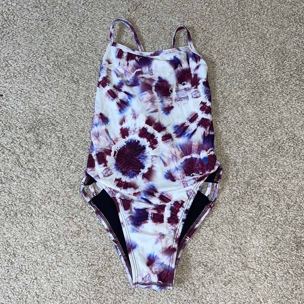 Jolyn Purple Tie Dye One Piece